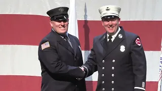 2023 Reading Police and Fire Badge Pinning Ceremony