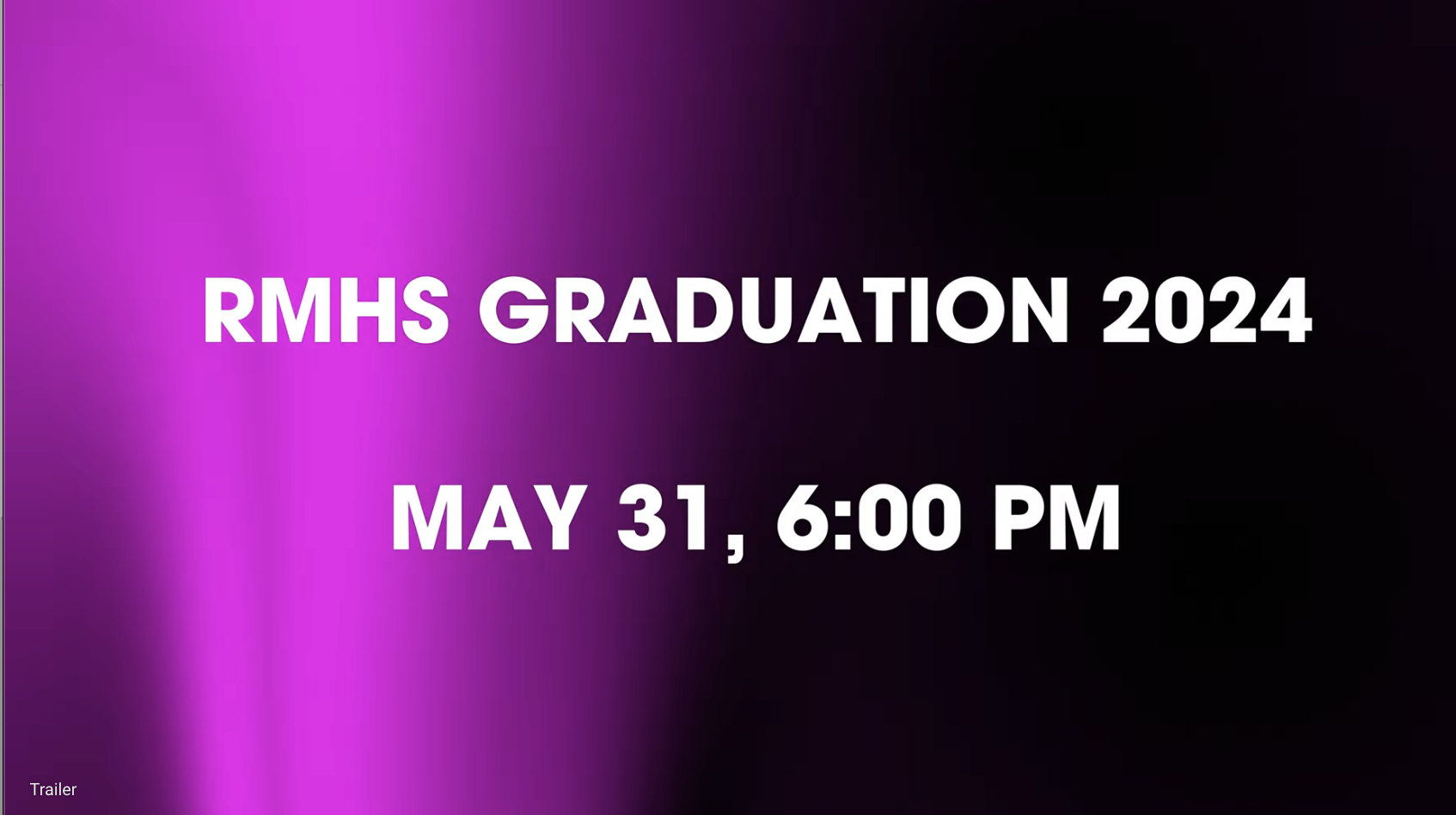 RMHS Graduation 2024