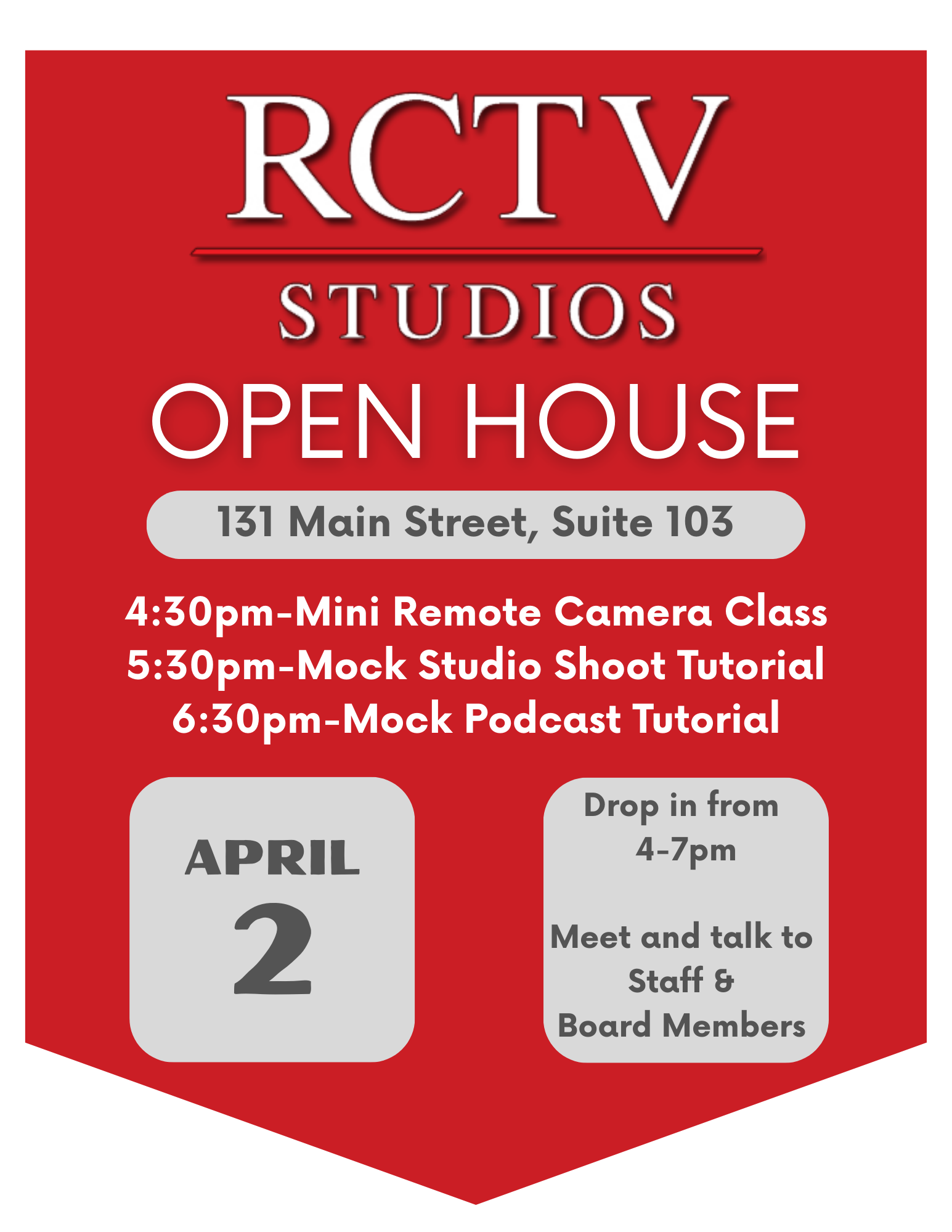 RCTV Studios Open House